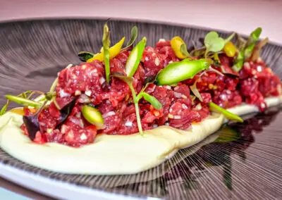 STEAK TARTAR EL PUNTO RESTAURANT IN VEJER DE LA FRONTERA